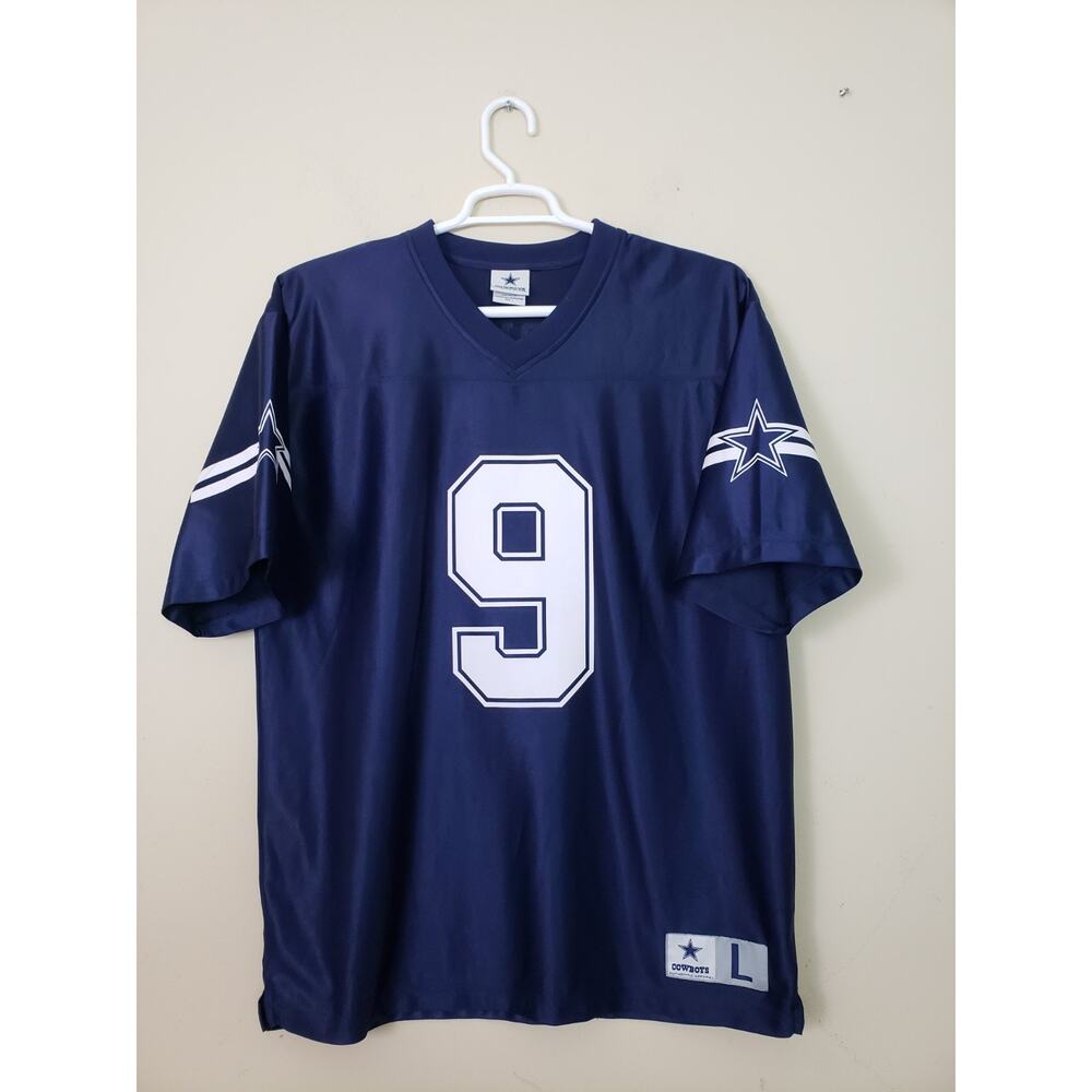 Official Tony Romo #9 Dallas Cowboys Mens Jersey Size L Texas Authentic Apparel